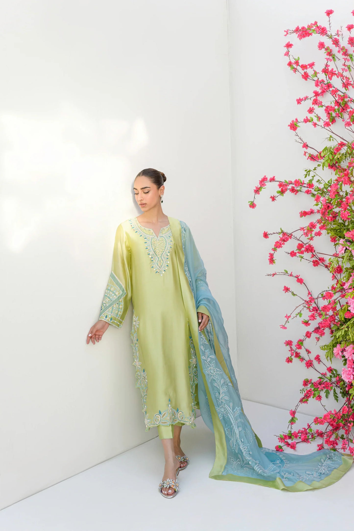 Flairs Studio Stelle Eid Edit II'25- Mint Margarita