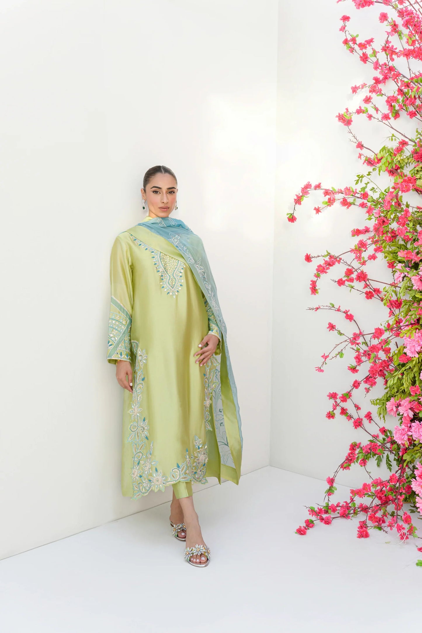Flairs Studio Stelle Eid Edit II'25- Mint Margarita