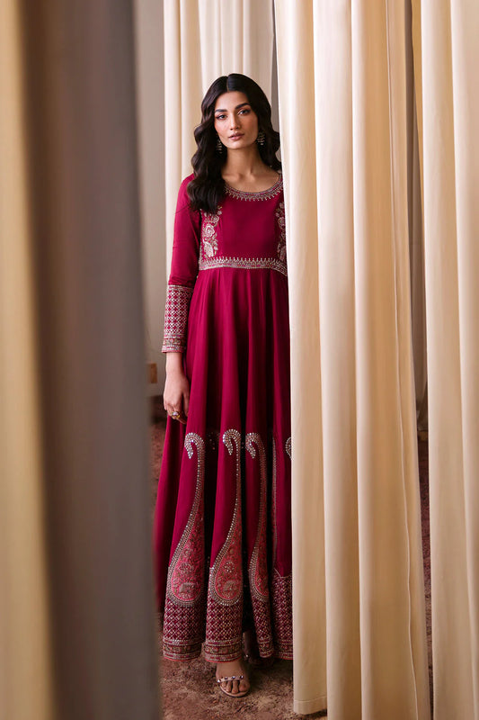 Ethnc Boutique SS '25 - BURGUNDY - E0760/104/414