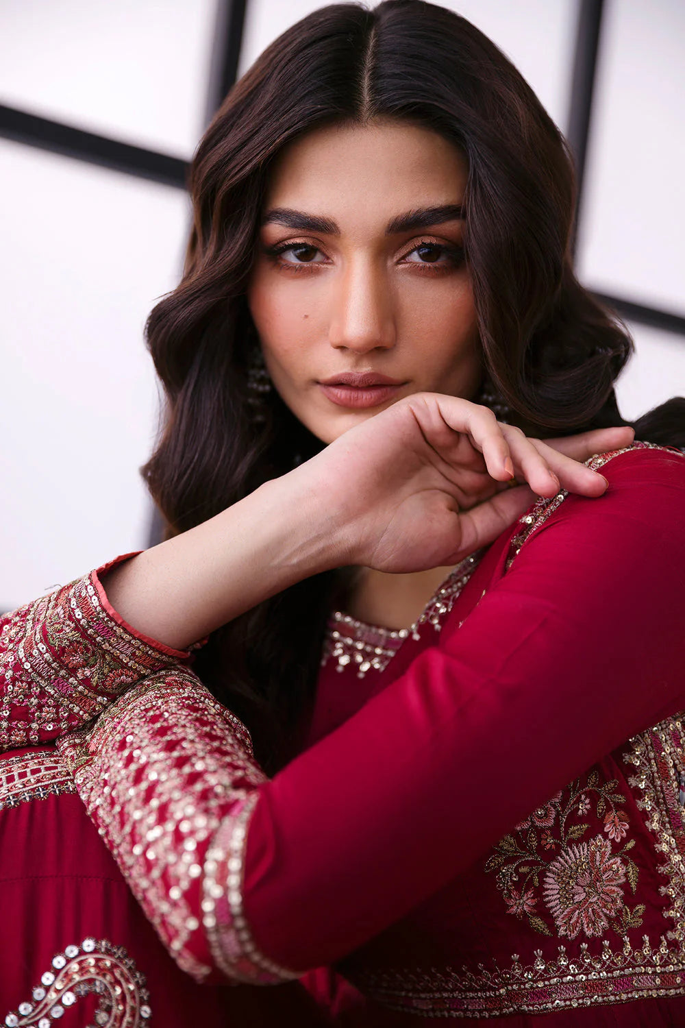 Ethnc Boutique SS '25 - BURGUNDY - E0760/104/414