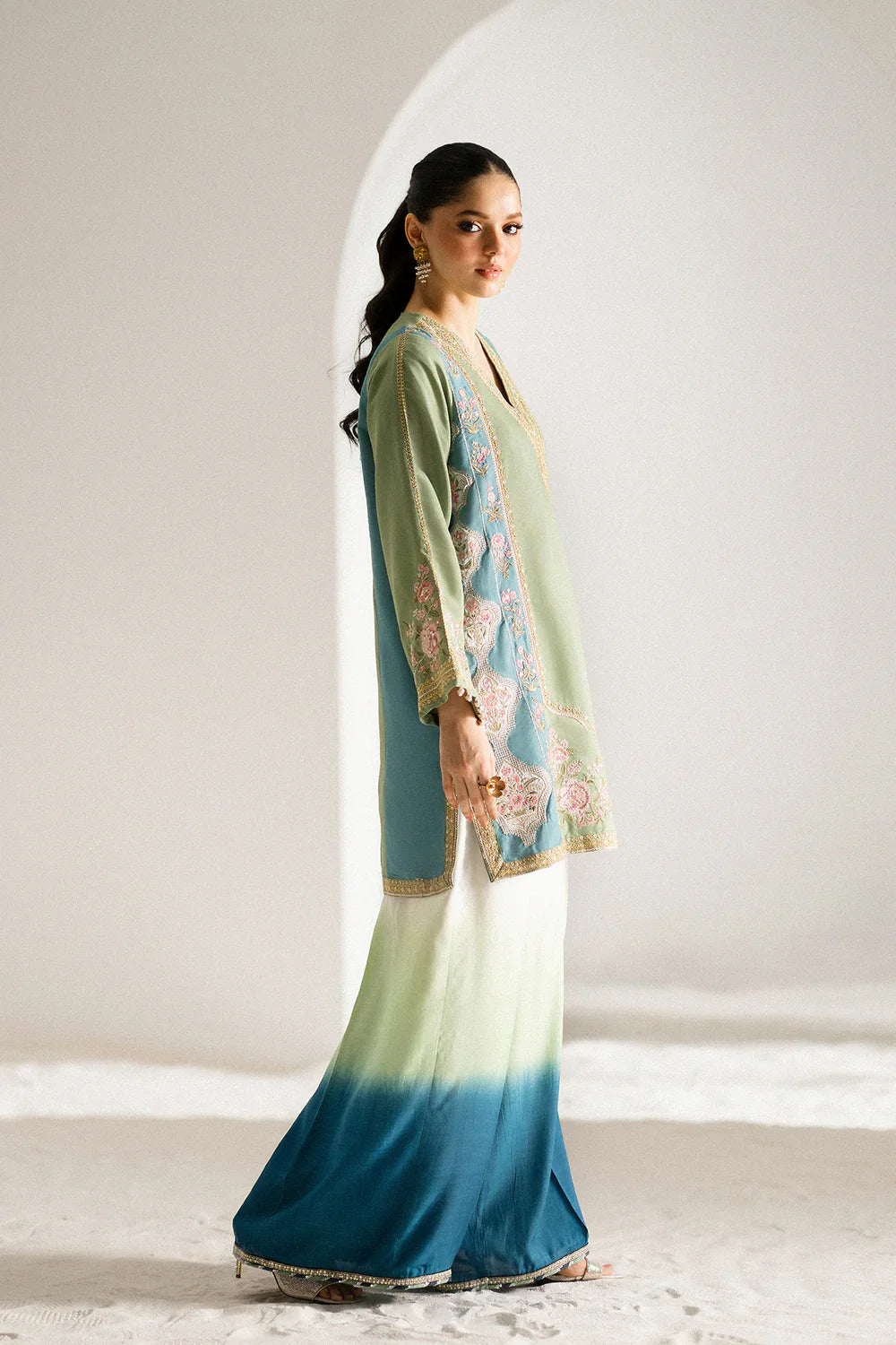 Ethnc Boutique '25 - EMBROIDERED SUIT - E0771/104/708