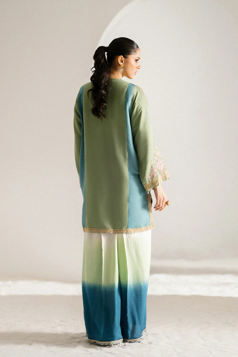 Ethnc Boutique '25 - EMBROIDERED SUIT - E0771/104/708