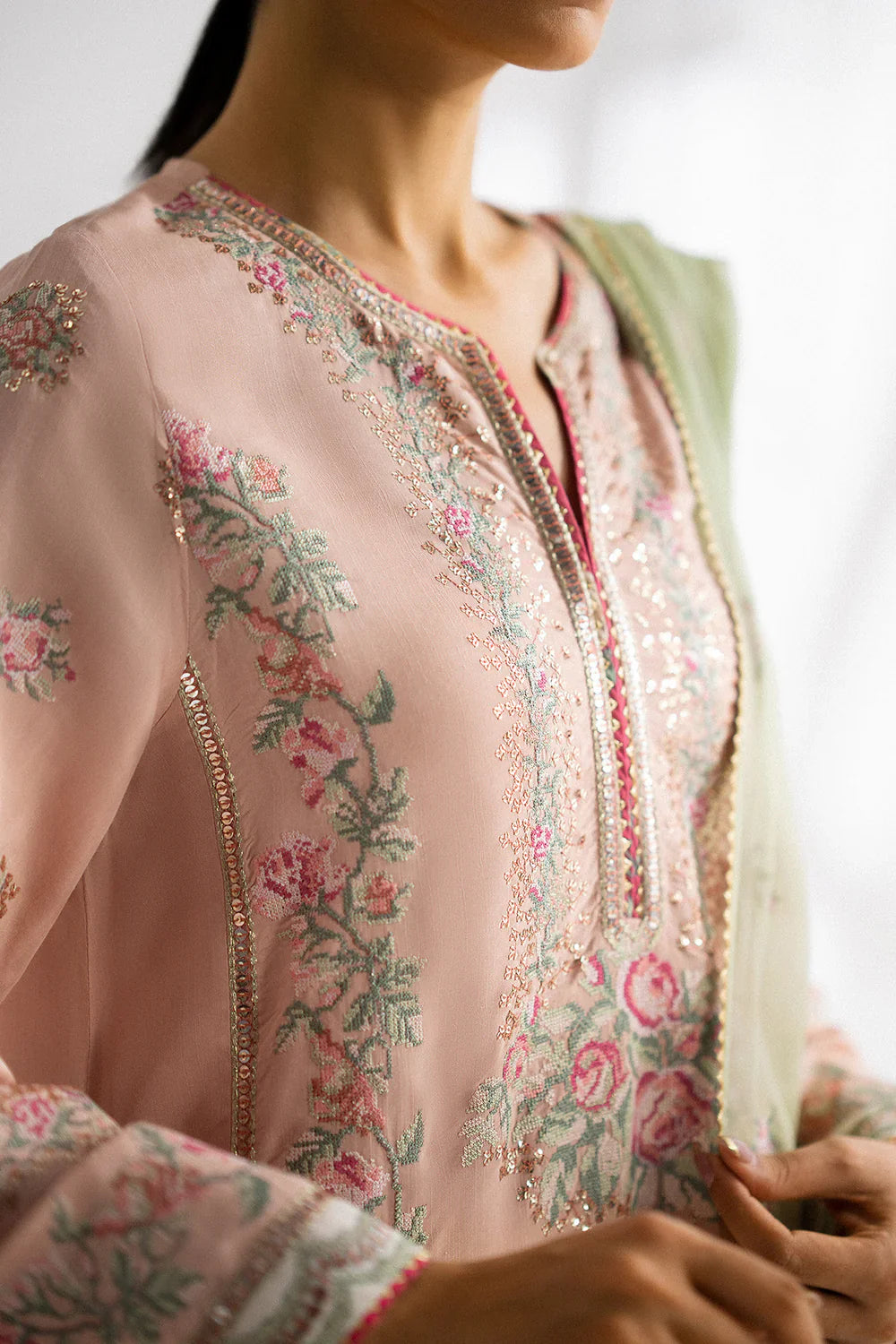 Ethnc Boutique '25 - EMBROIDERED SUIT - E0809/104/426