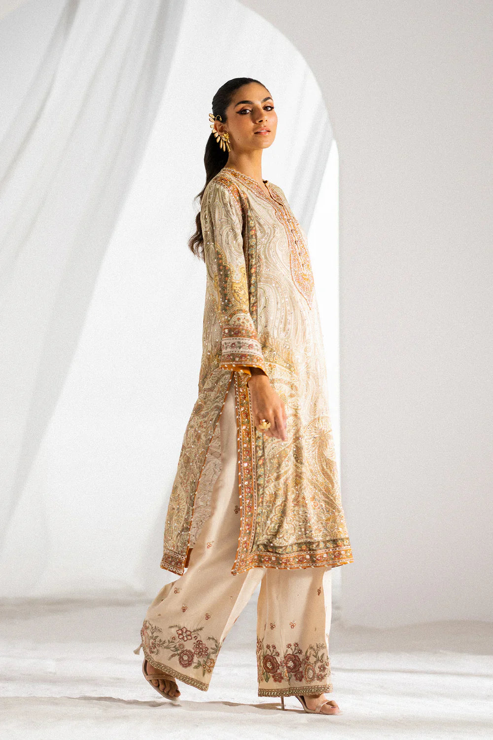 Ethnc Boutique '25 - EMBROIDERED SUIT - E0810/104/112