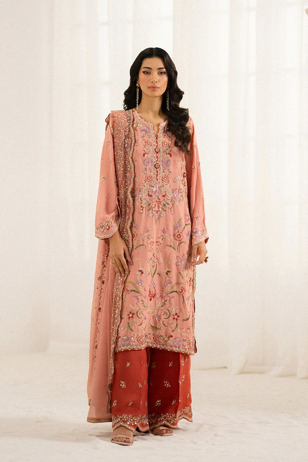 Ethnc Boutique '25 - EMBROIDERED SUIT - E0820/104/325