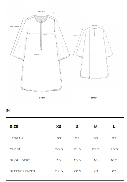 Ethnc Women Boutique '26 - EMBROIDERED KAFTAN | E1251-104-901