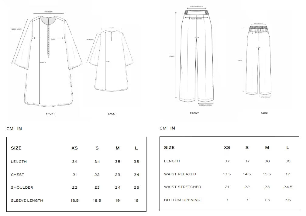 Ethnc Women Casual SP SS '26 Drop IV - Printed Suit | E8174/102/327