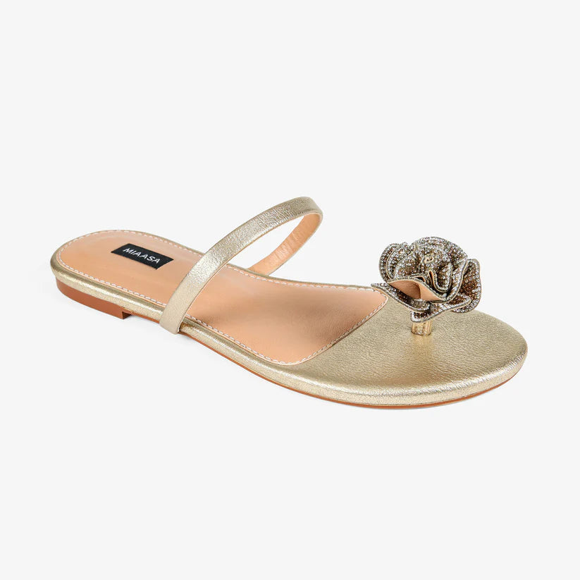 Amira Gold | Miaasa | Footwear