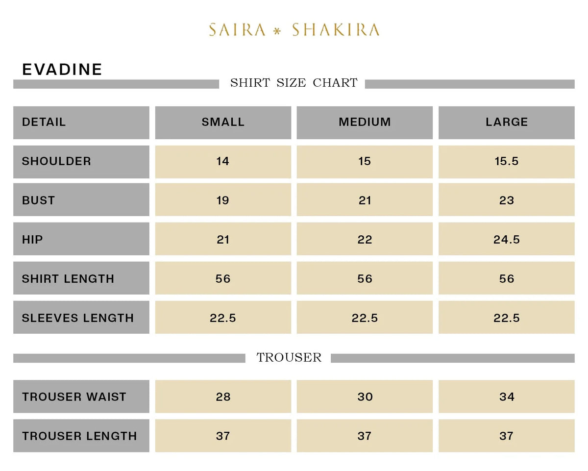 Saira Shakira Nyra Luxury Pret '26 | Evadine
