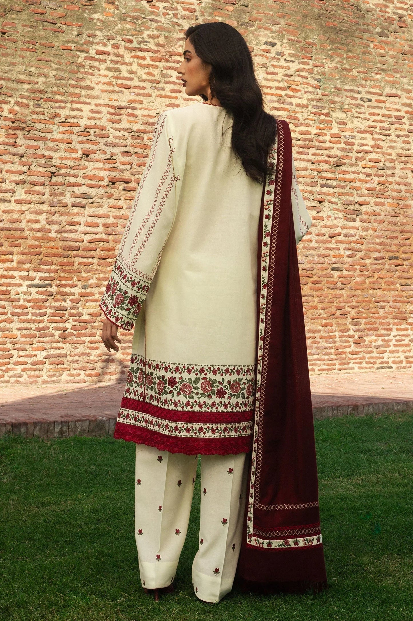 Zara Shahjahan Winter Unstitched 2024 - FARIDEH-D1