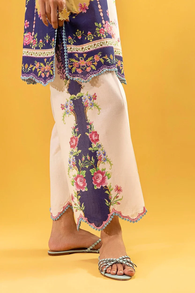 Sana Safinaz Mahay Summer Vol V '26 - Unstitched Printed 3 Piece Lawn Suit - H265-007A-3CI
