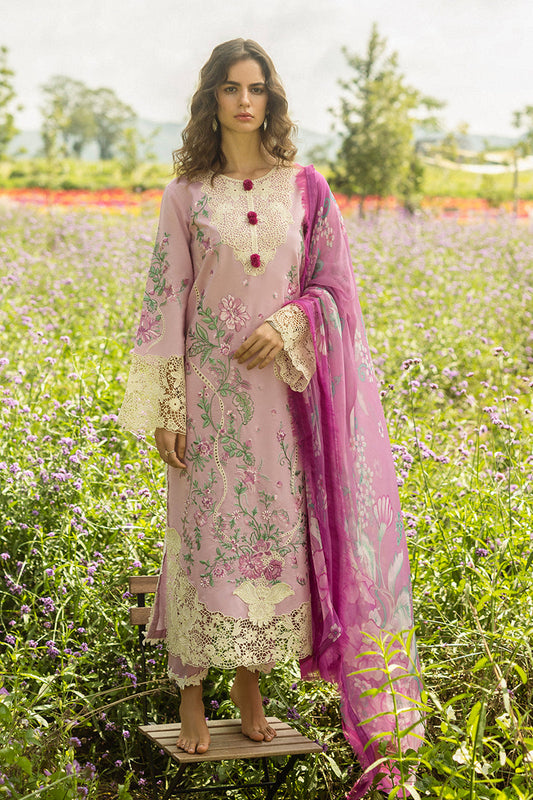Secret Garden Hemline Lawn by Mushq 2025 | Lavendar whispers