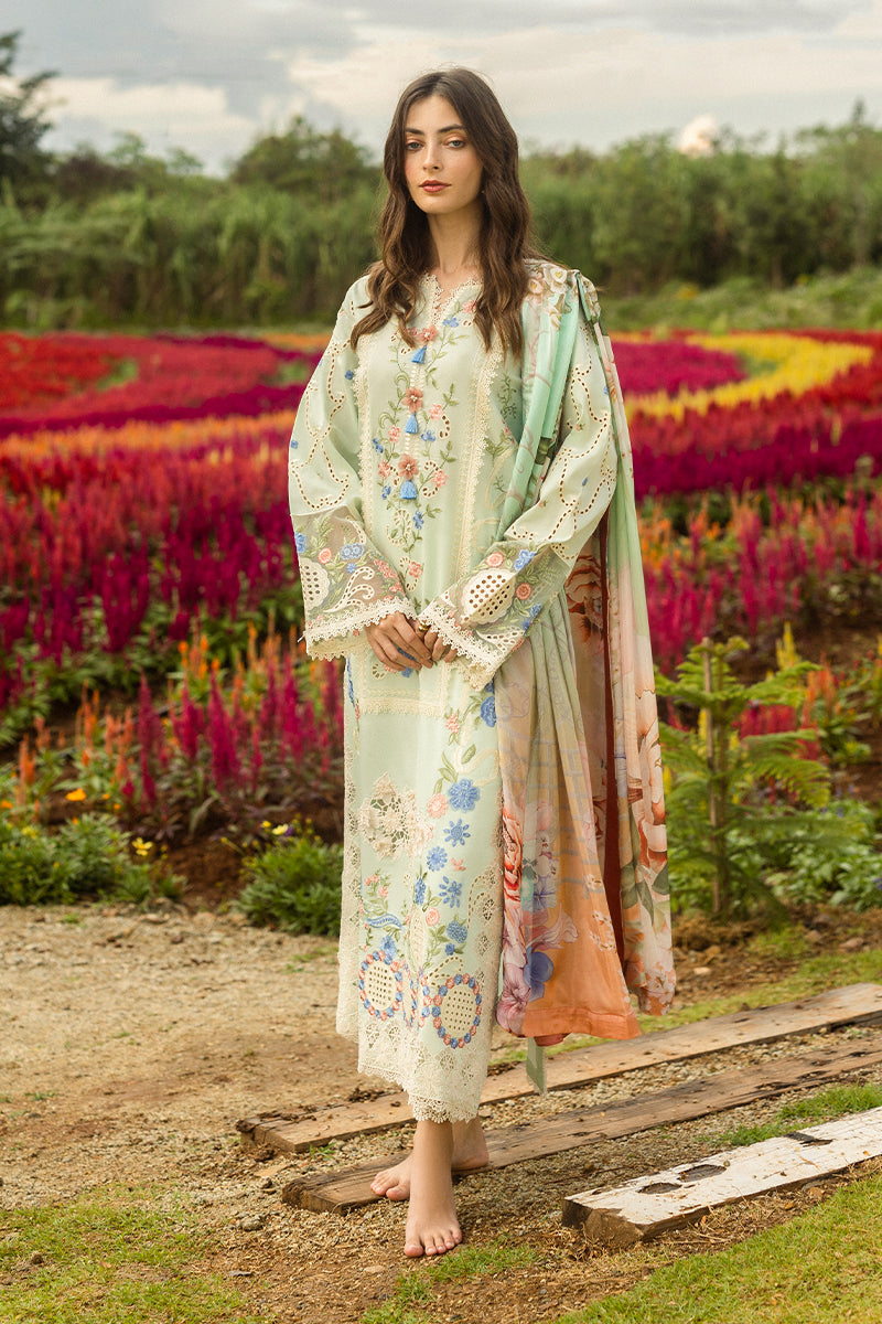Secret Garden Hemline Lawn by Mushq 2025 | Starlit Lilies