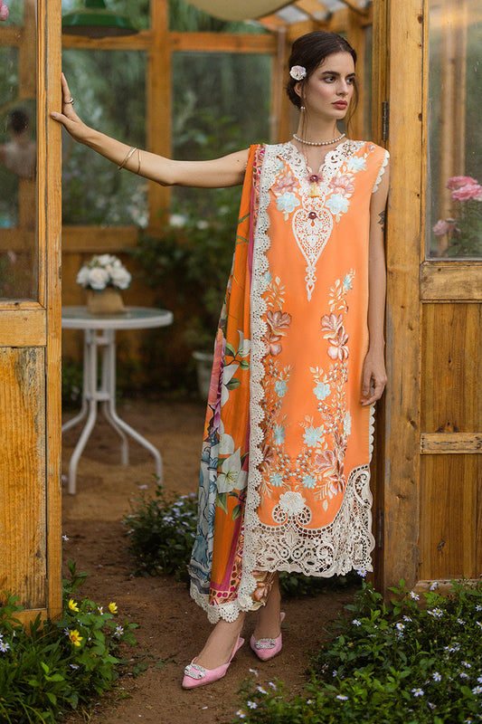 Secret Garden Hemline Lawn by Mushq 2025 | Silent Petals