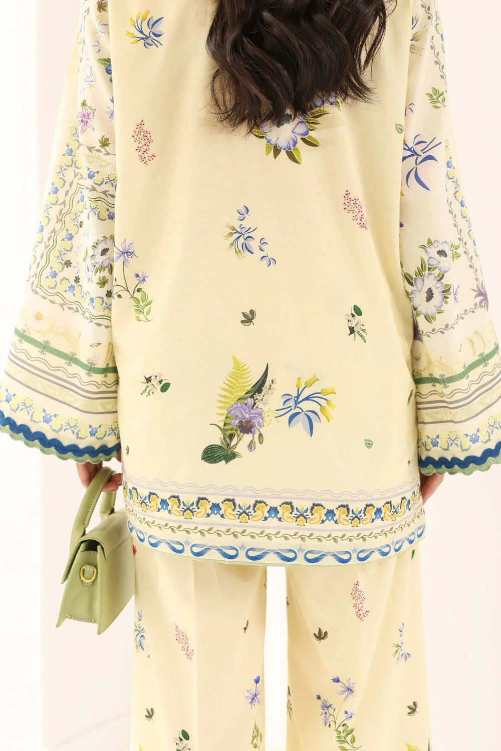 Zaib Staycation '25 - BUTTER YELLOW LUXURY PRINTED 2PCS SET (NPA2-25311)