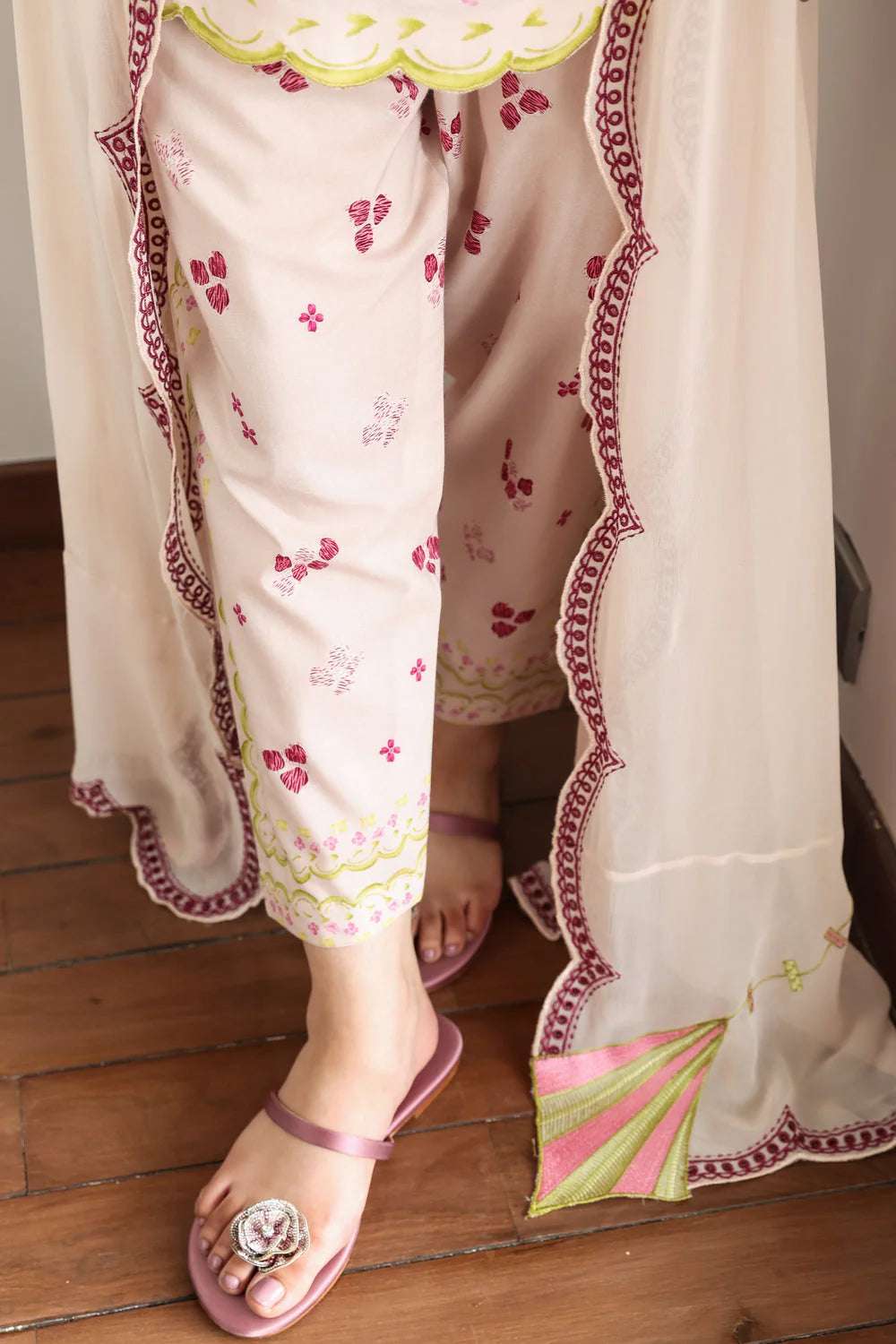 Zaib Staycation '25 - BLUSH PINK LUXURY PRINTED 3PCS SET (NPA3-25433)