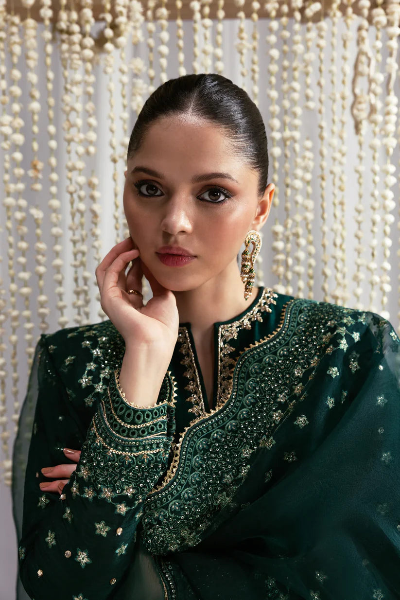 EMERALD GREEN LUXURY WEDDING EDIT 2025 (NPA3-25436) | ZAIB