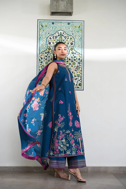 Zaib Summer My Love '25 - TEAL GARDEN (NEL-25610)