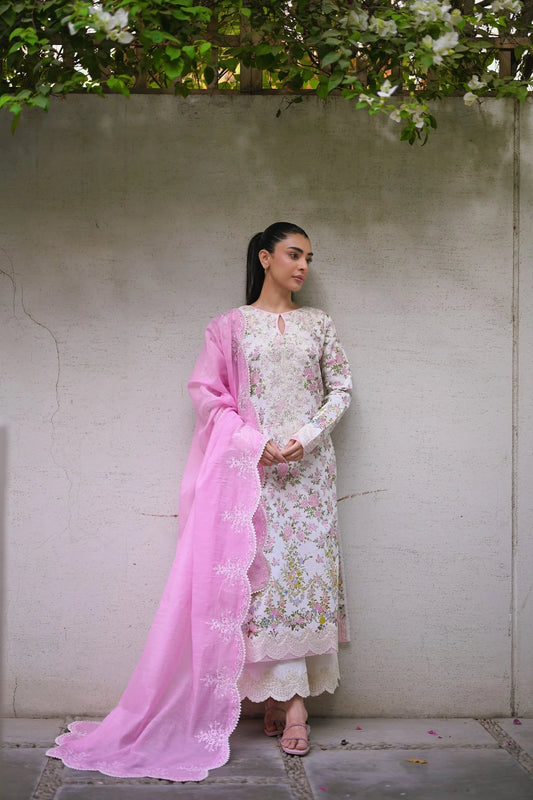 Zaib Summer My Love '25 - IVORY GARDEN (NEL-25621)