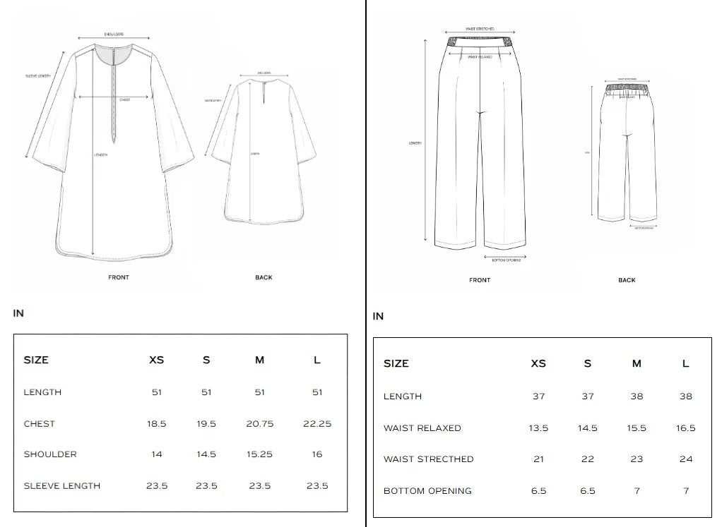 PALE ORANGE | E4265/103/216 | Rozana Collection SS '26- Drop 7 | Ethnc
