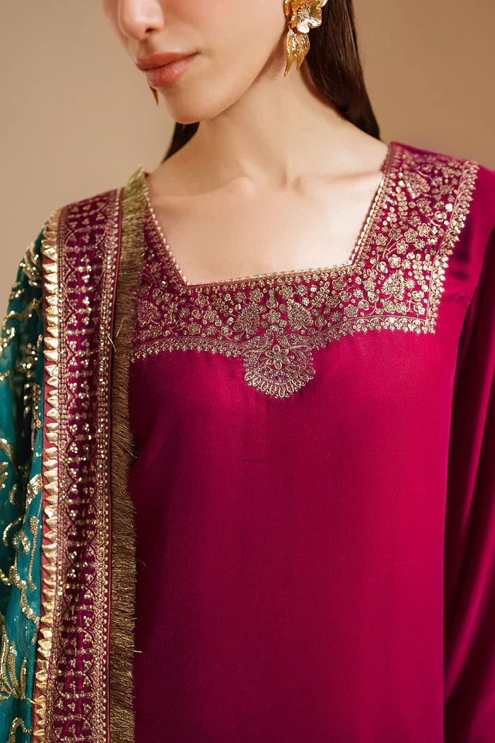 Jazmin Velvet Vogue '25 - Embroidered Velvet Formal VVF D-6