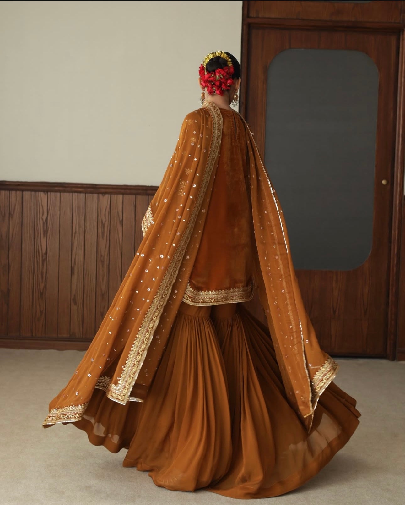 BURNT SIENNA OUTFIT | BASHAASH’25 | DYOT