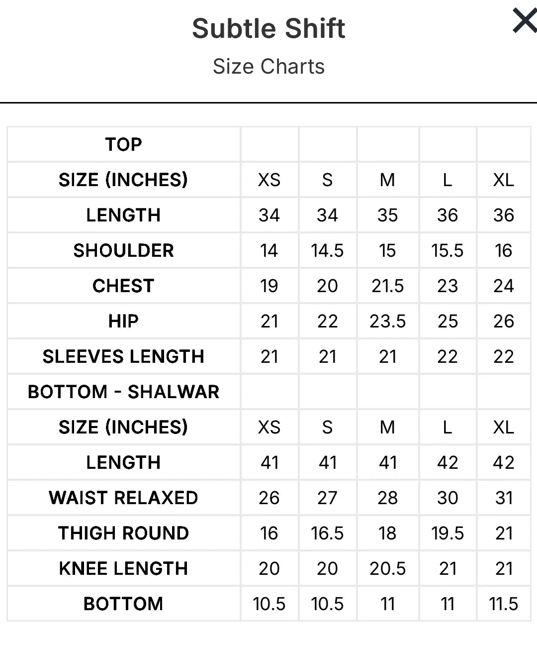 Subtle Shift | Wearinsead