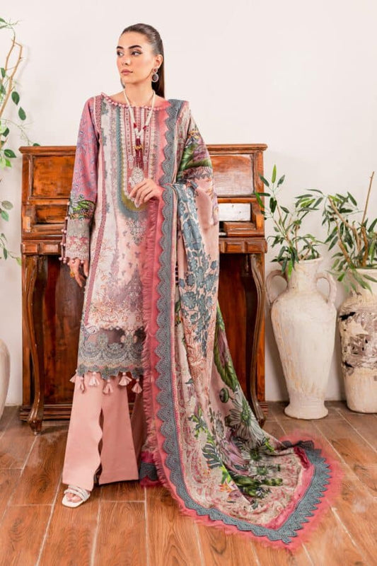 Queen’s Court Silk Dupatta Lawn by Jade 2024 | 23-SG II-20348 WS