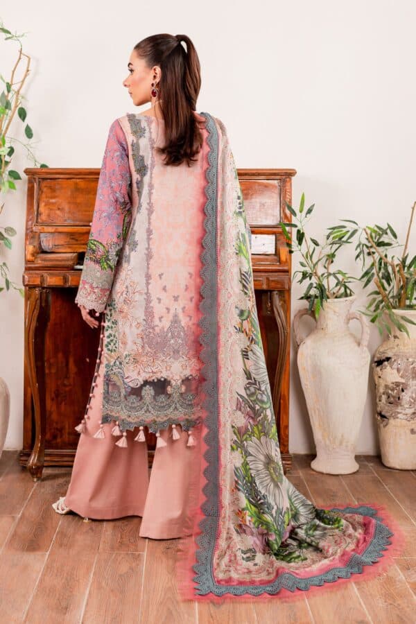 Queen’s Court Silk Dupatta Lawn by Jade 2024 | 23-SG II-20348 WS