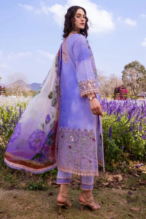 Mushq Hemline The Secret Garden Lawn | PURPLE EMPEROR
