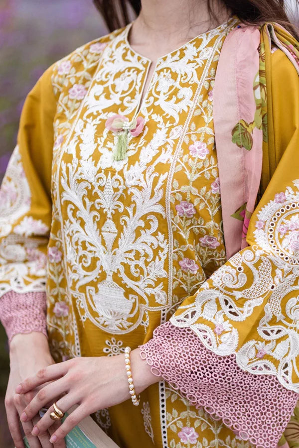 Mushq Hemline The Secret Garden Lawn | WHISPERING PETALS