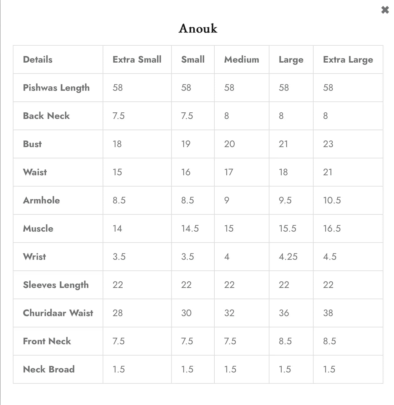 Anouk | Reina | Faiza Saqlain
