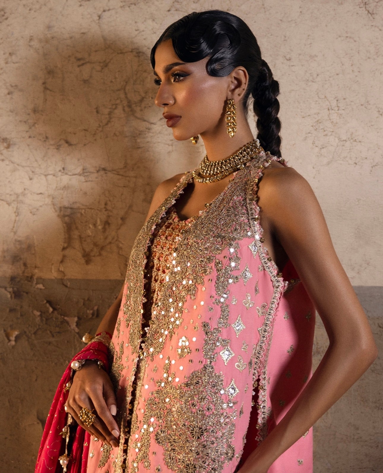 Sana Safinaz Nura Festive '25 Vol 3 - Raw Silk 3 Piece Suit