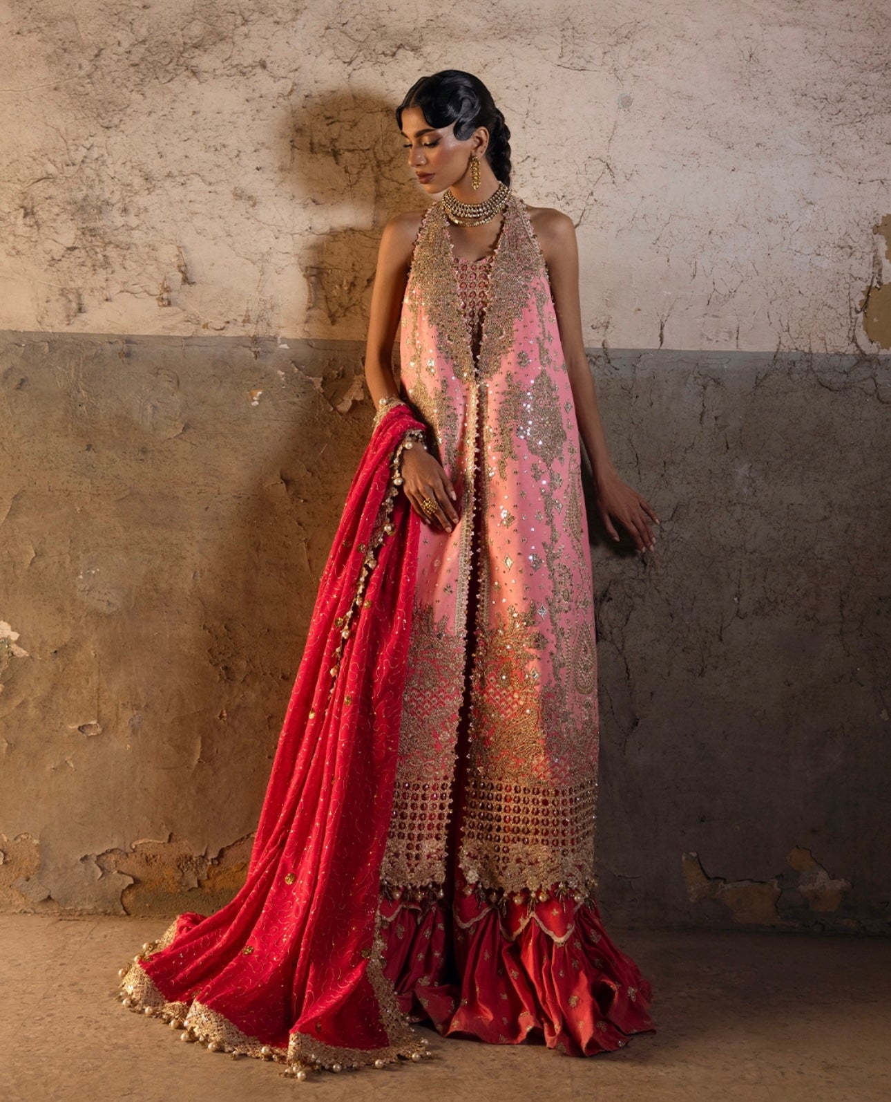 Sana Safinaz Nura Festive '25 Vol 3 - Raw Silk 3 Piece Suit