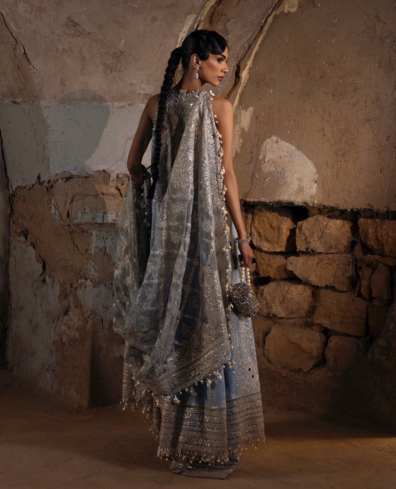 Sana Safinaz Nura Festive '25 Vol 3 - Raw Silk 3 Piece Suit
