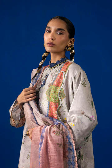 Sana Safinaz Mahay Summer '26 Vol III - Unstitched 3 Piece Lawn Suit - H263-007a-3ag