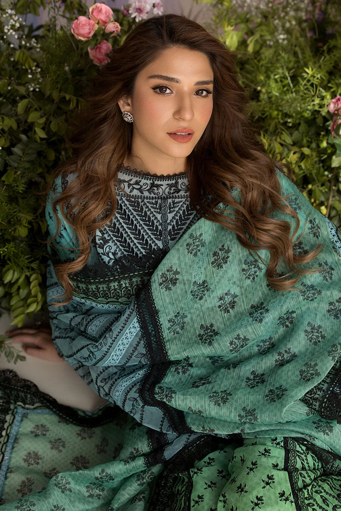 Sobia Nazir Unstitched Luxury Lawn 2025 - Design 12A