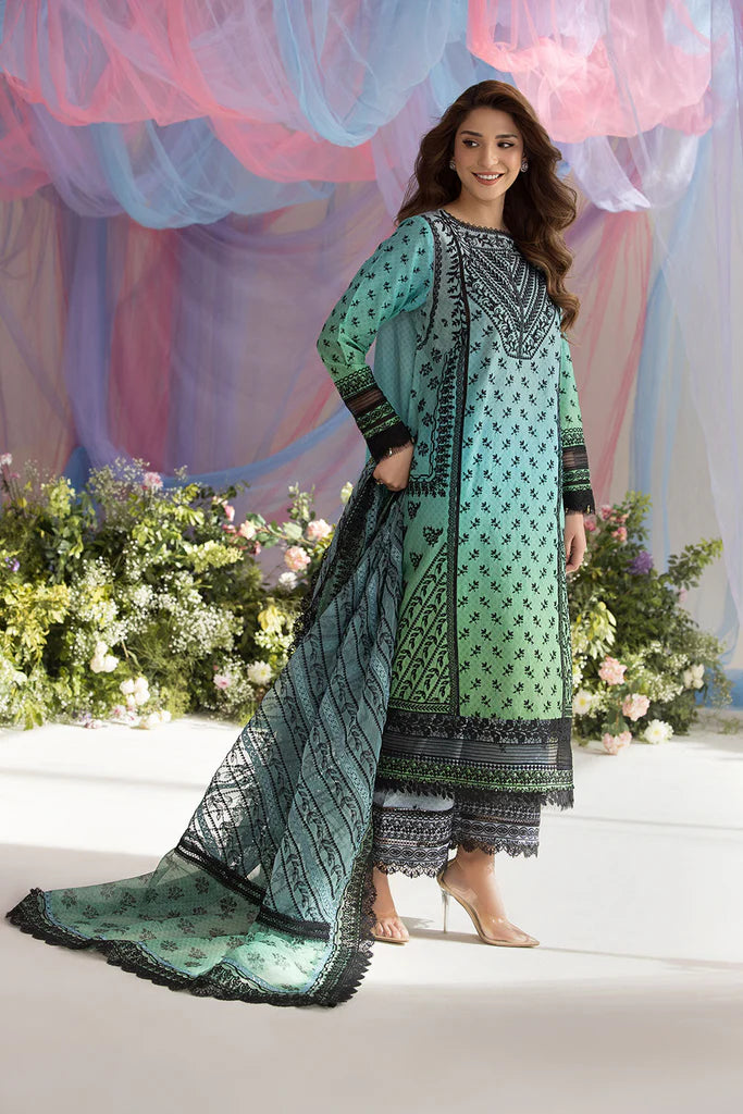 Sobia Nazir Unstitched Luxury Lawn 2025 - Design 12A