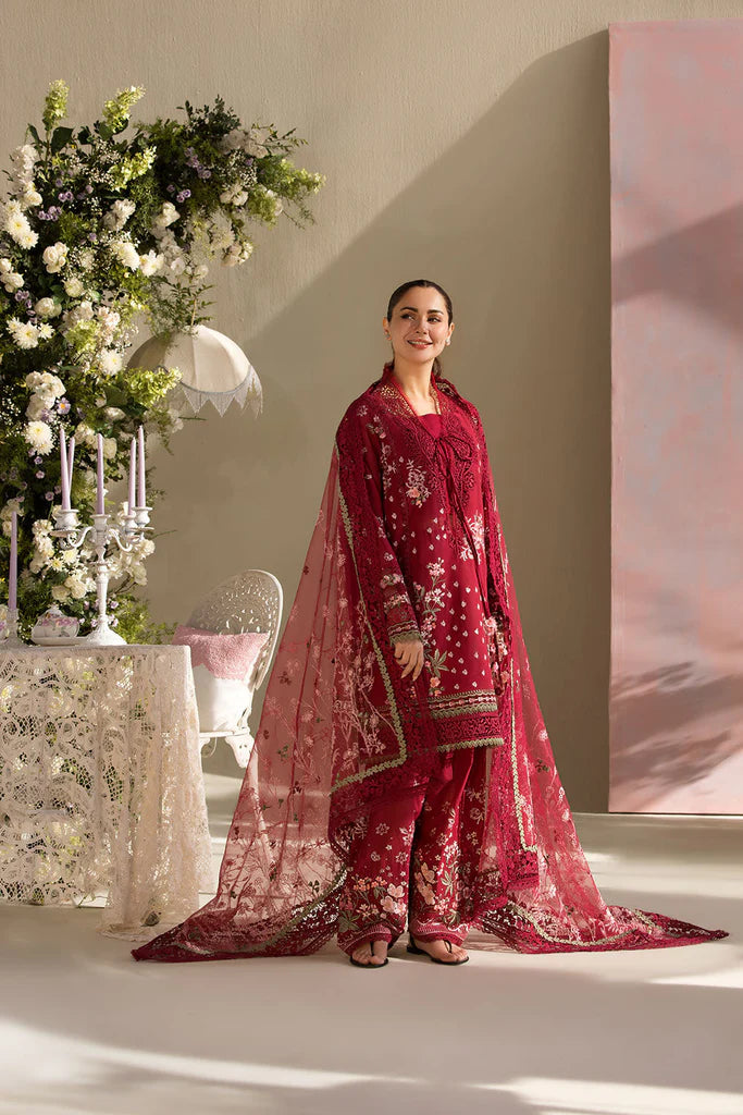 Sobia Nazir Unstitched Luxury Lawn 2025 - Design 14A