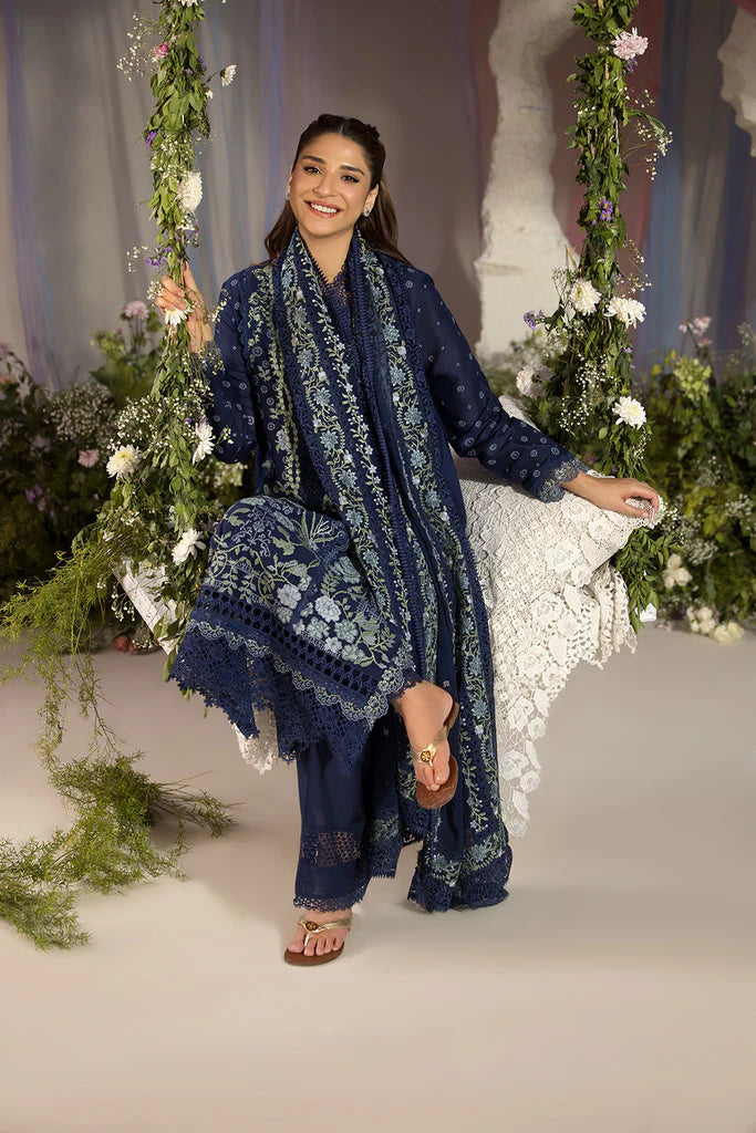 Sobia Nazir Unstitched Luxury Lawn 2025 - Design 8A