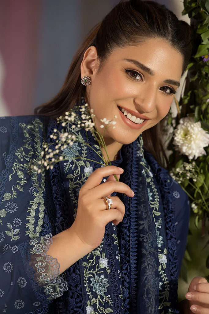 Sobia Nazir Unstitched Luxury Lawn 2025 - Design 8A