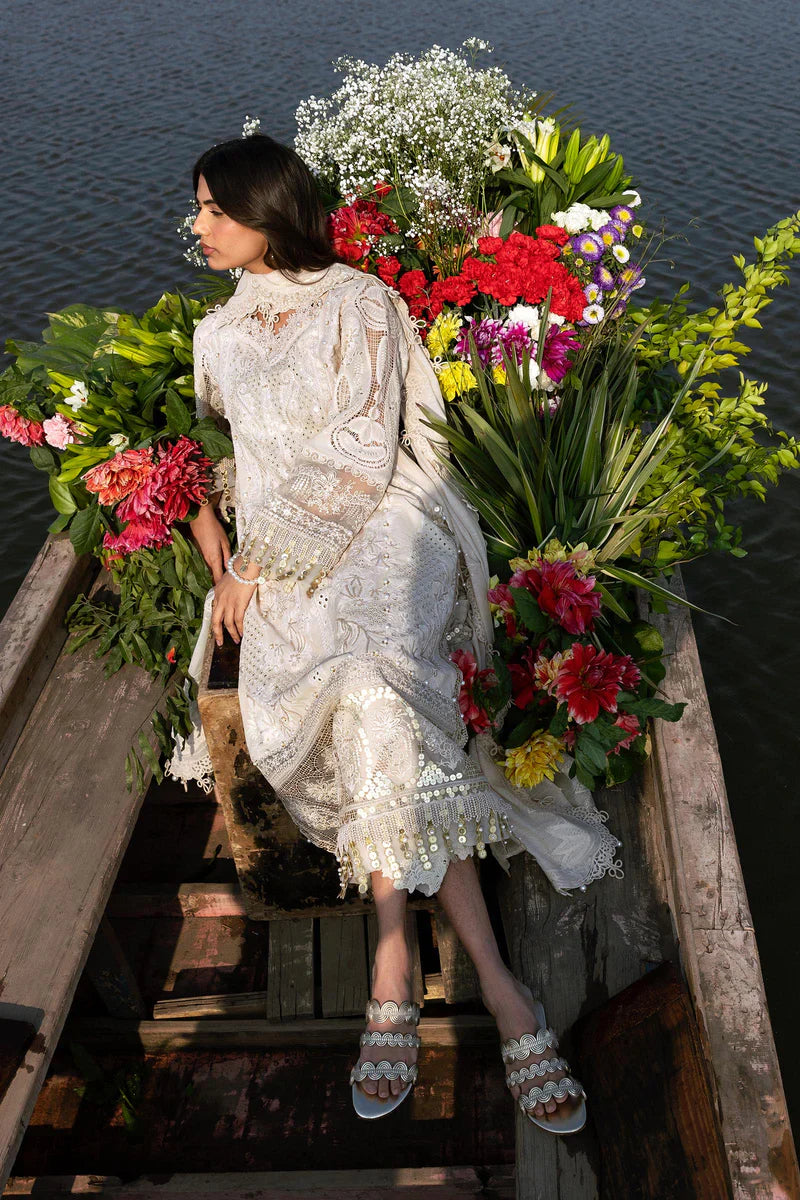 (L261-002-CV) | Unstitched Luxury Lawn '26 | SANA SAFINAZ