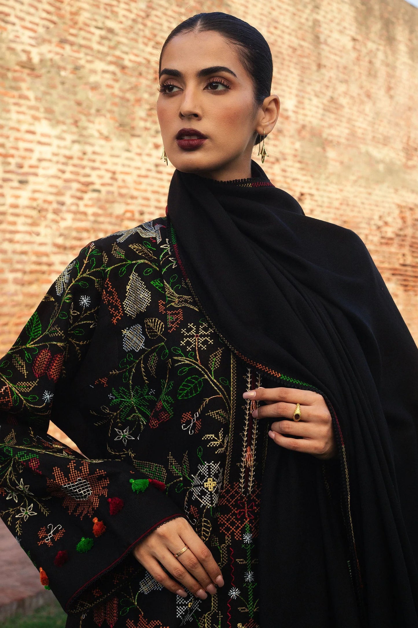 Zara Shahjahan Winter Unstitched 2024 - LALEH-D4
