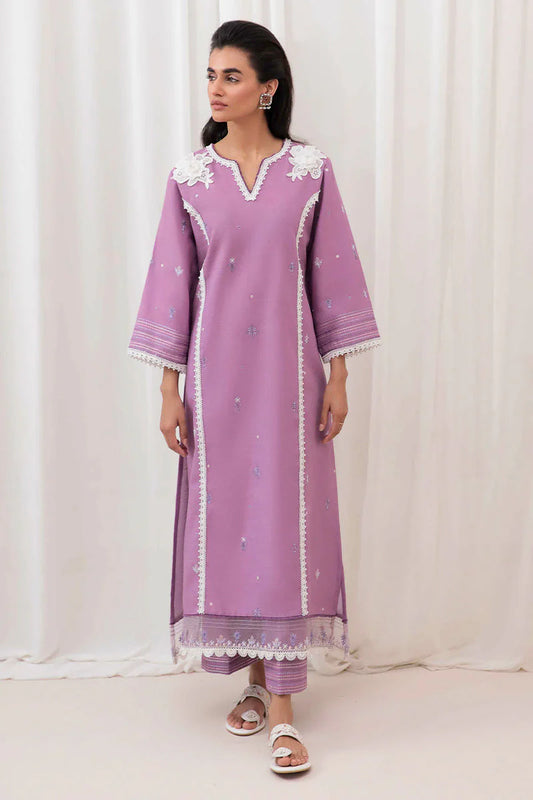 Mushq Wisteria Winters Basic Pret '24 - Frost Flair