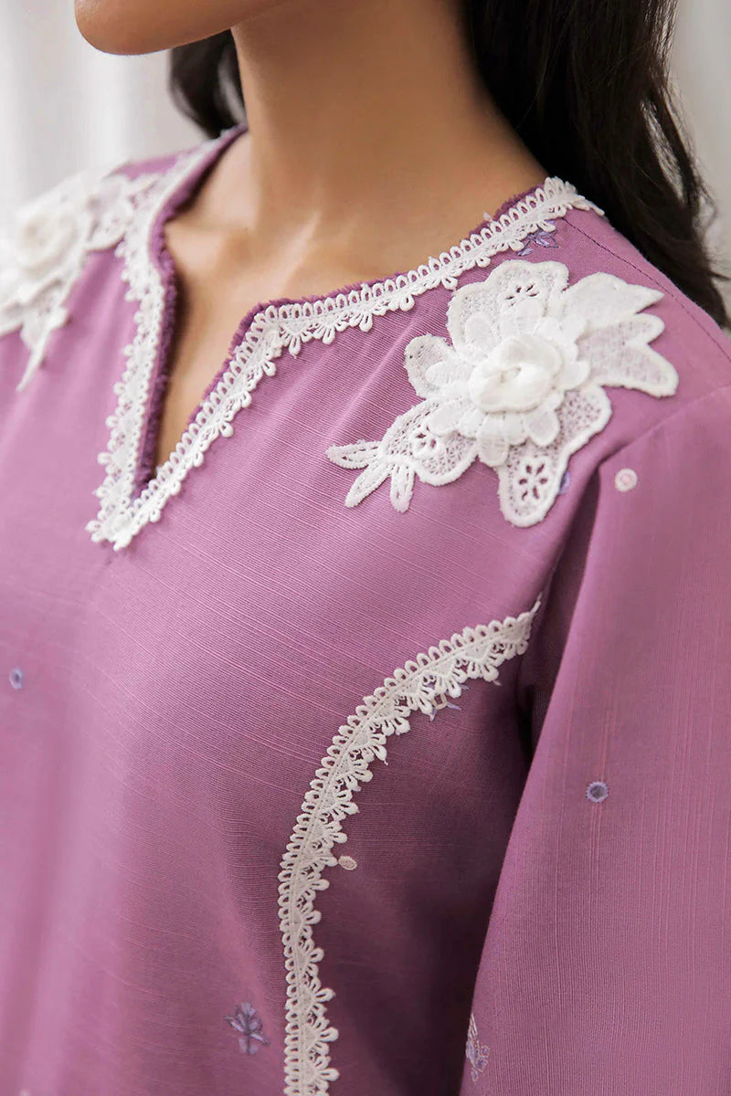 Mushq Wisteria Winters Basic Pret '24 - Frost Flair
