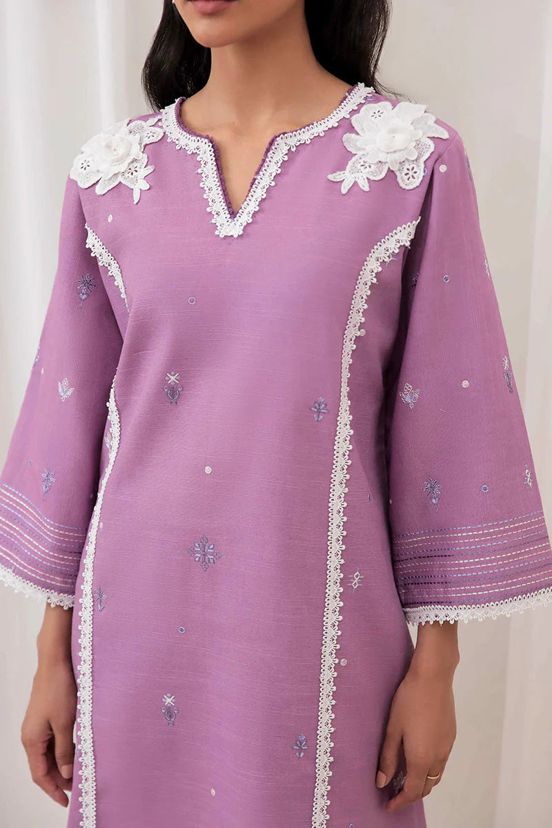 Mushq Wisteria Winters Basic Pret '24 - Frost Flair