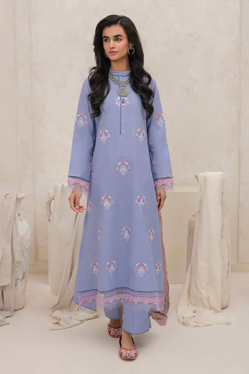Mushq Wisteria Winters Basic Pret '24 - Crystal Frost