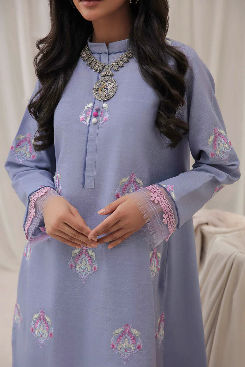Mushq Wisteria Winters Basic Pret '24 - Crystal Frost