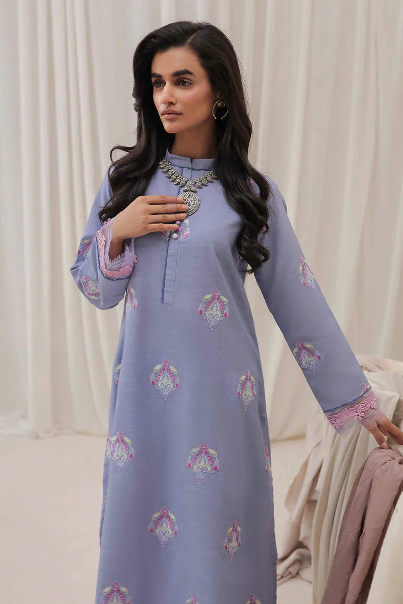 Mushq Wisteria Winters Basic Pret '24 - Crystal Frost