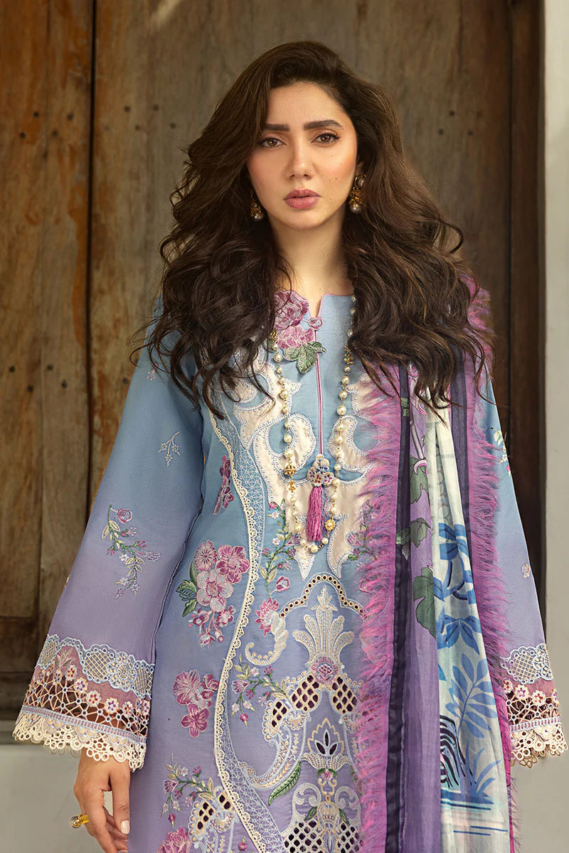 Mahira Khan Manaram Luxury Lawn’25 by Mushq | Whispering Melody